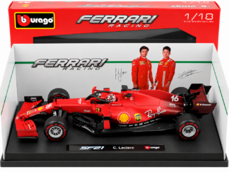 FERRARI  F1 SF21 N 16 SEZÓNA 2021 CHARLES LECLERC - 1:18 BBURAGO