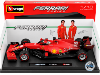 FERRARI F1 SF21 N 55 SEZÓNA 2021 CARLOS SAINZ JR. – 1:18 BBURAGO