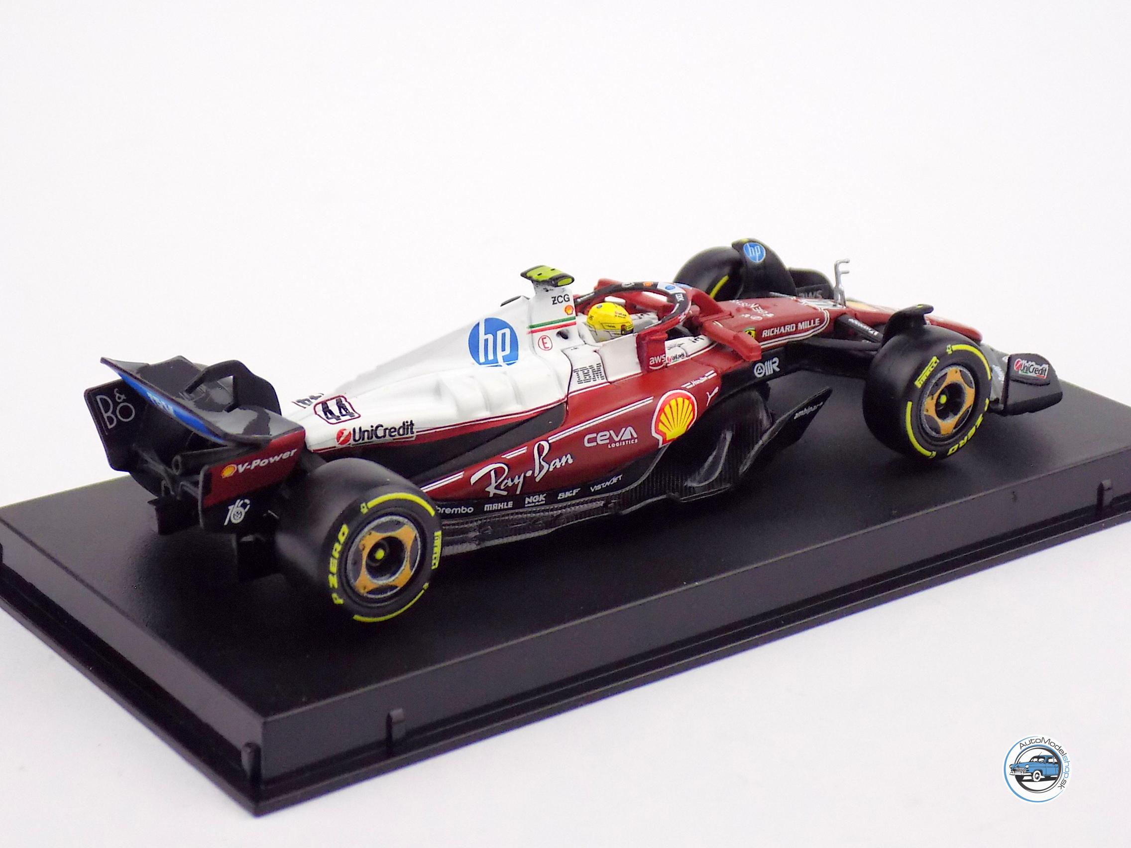 FERRARI F1 SF-25 TEAM SCUDERIA FERRARI HP MONZA VC TALIANSKA 2025 LEWIS HAMILTON - 1:43 BBURAGO – Obrázok 2
