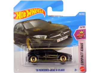 MERCEDES BENZ A CLASS BLACK - 1:64 HOT WHEELS