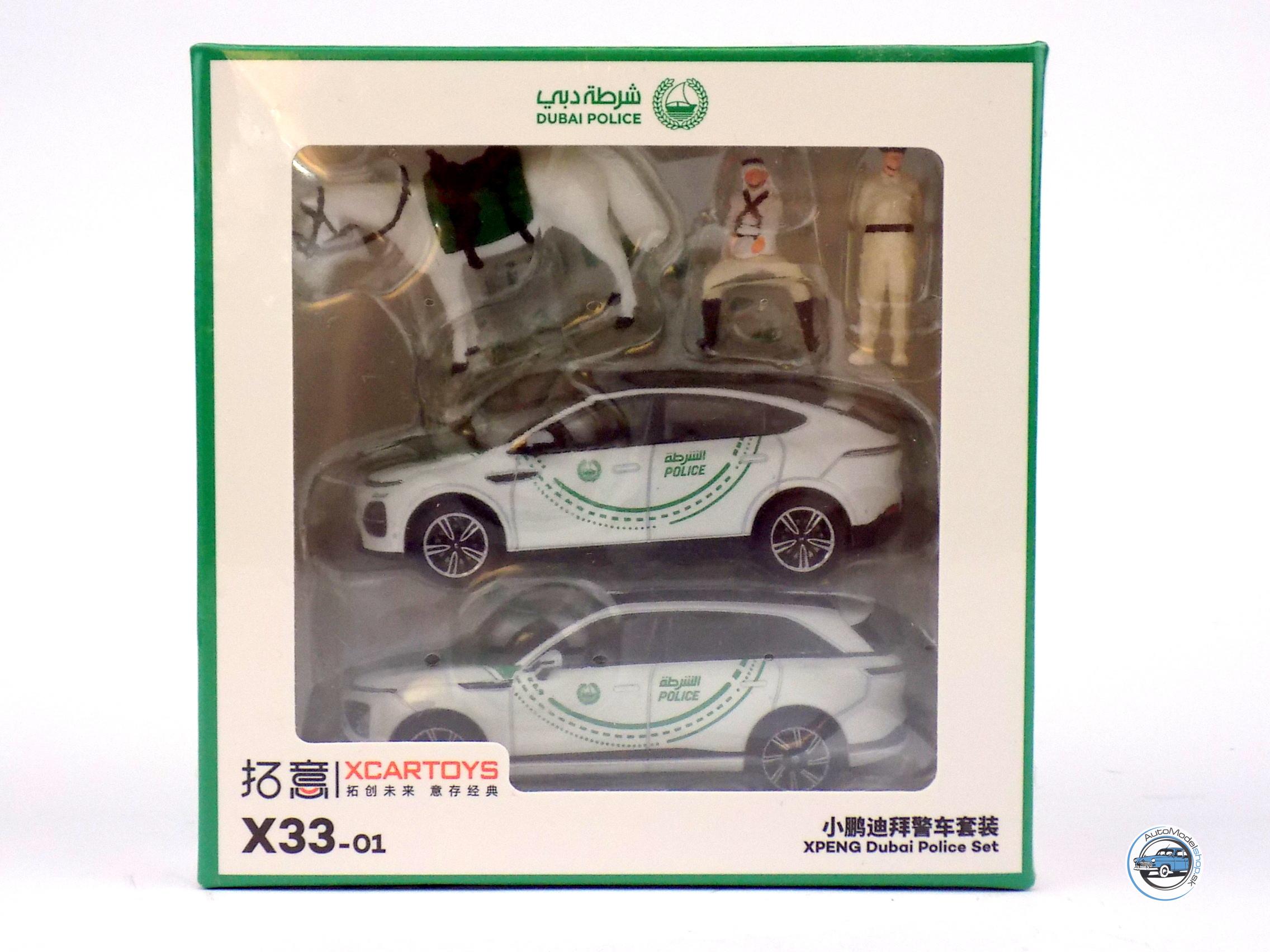 XPENG DUBAI POLICE SET - 1:64 XCARTOYS – Obrázok 7