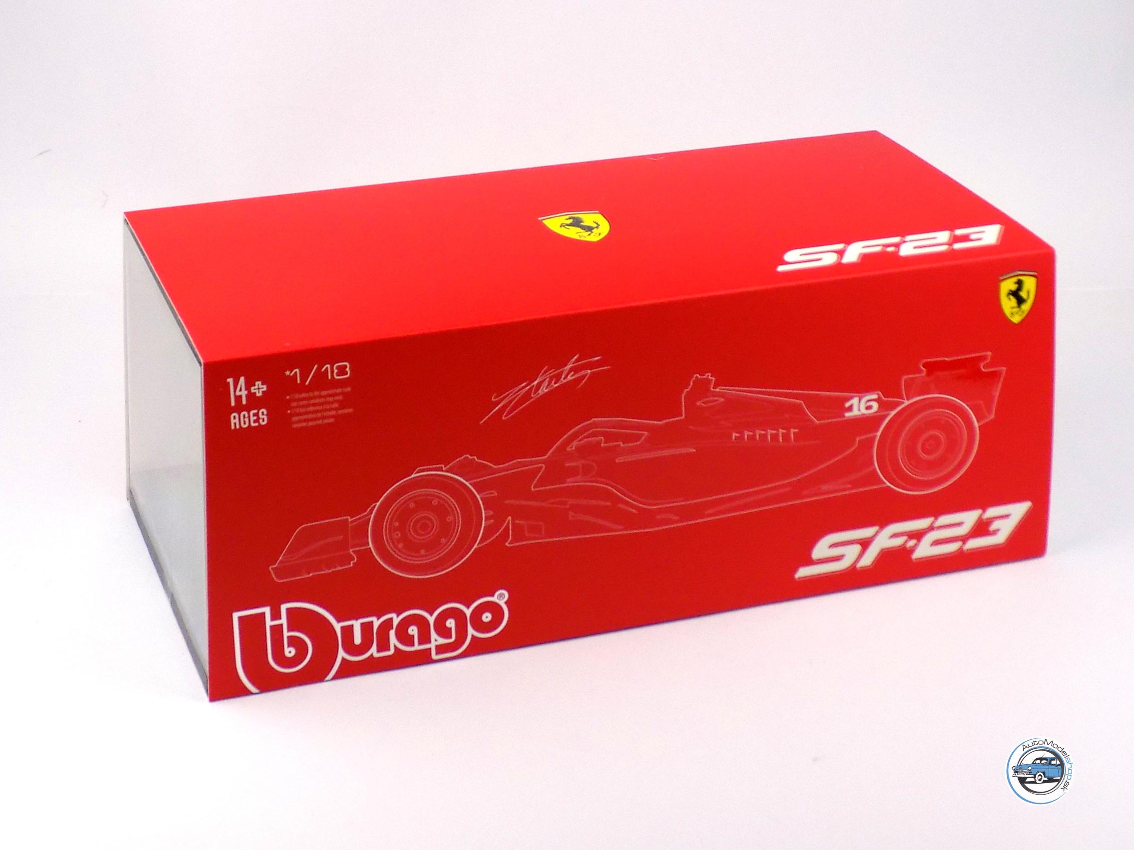 FERRARI F1 SF23 SCUDERIA FERRARI SEZÓNA 2023 CHARLES LECLERC - 1:18 BBURAGO – Obrázok 8