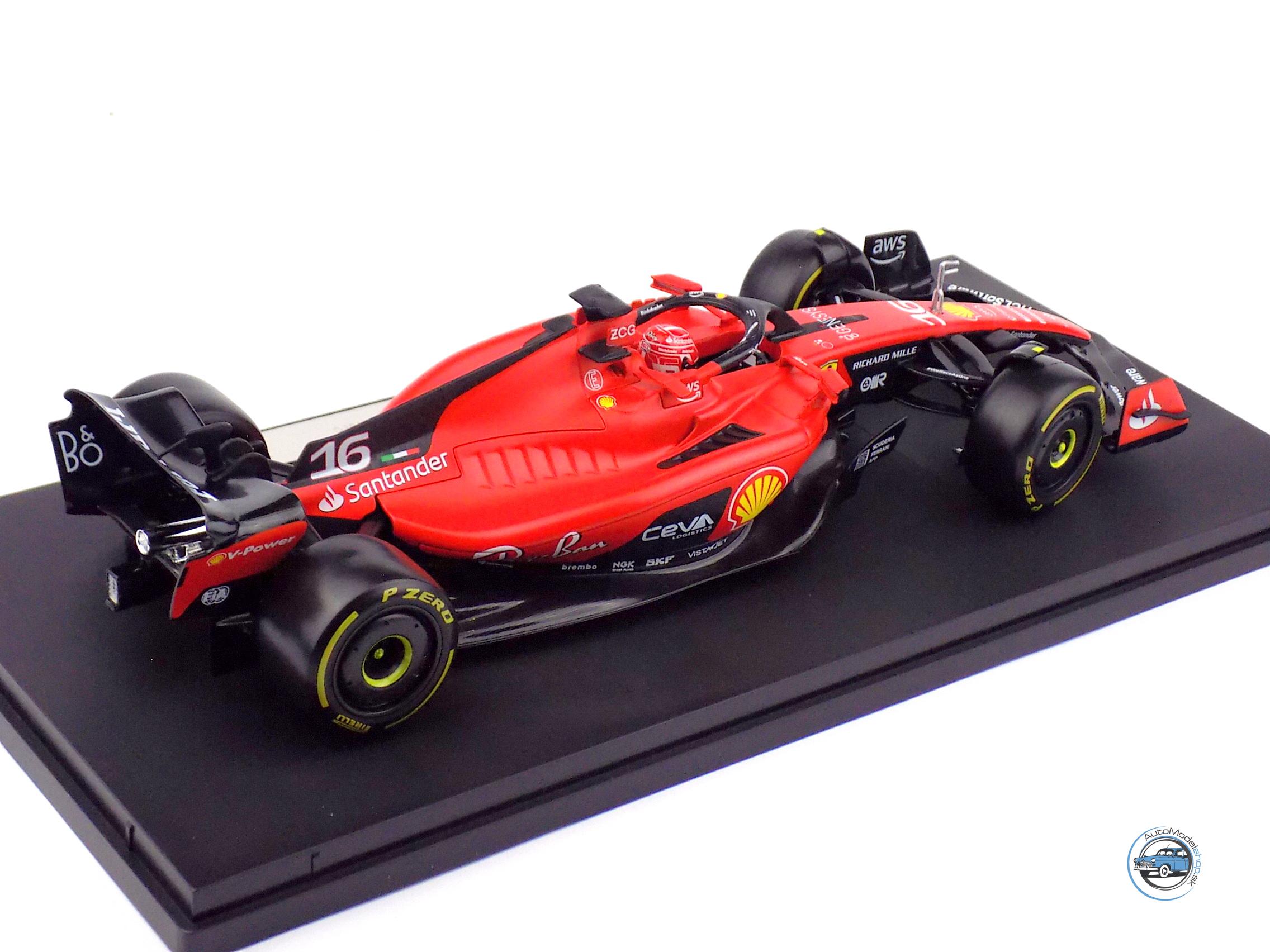 FERRARI F1 SF23 SCUDERIA FERRARI SEZÓNA 2023 CHARLES LECLERC - 1:18 BBURAGO – Obrázok 5