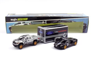 FORD GT a FORD RAPTOR S PRÍVESOM - 1:64 MAISTO